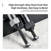 Heavy Duty Grease Fitting Cleaner Tool with M6 M8 Adapters (6/8/10 Long) | Clears Hardened Grease Buildup, Universal Adapter Fit, Sturdy Metal Body, Steady Ergonomic Grip, For Mechanics Workshops