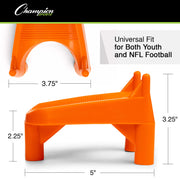 Champion Sports Football Kicking Tee – Heavy-Duty Kickoff Tee in Multiple Styles & Sizes