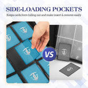 TCGUARD Trading Card Binder, 9 Side Loading Pocket Card Album Hold Up to 540 Cards, Zipper Binder for Cards Collection, TCG Card Holder for Game Card, Sports Card, Yugioh, MTG etc.