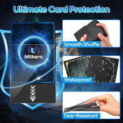 500 Counts Black Card Sleeves, Matte Card Sleeve Deck Card Protectors, Trading Card Sleeves Fit for MTG, TCG and Sports Cards