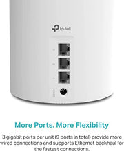 TP-Link Deco X55 AX3000 WiFi 6 Mesh System, Deco X55(3-Pack) | Covers up to 6500 Sq.Ft. , Replaces Wireless Router and Extender, 3 Gigabit ports per unit, supports Ethernet Backhaul