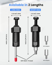 saowiu Heavy Duty Grease Fitting Cleaner Tool with M6 M8 (Long+M6+M3) | Grease Unclogger for Vehicle, Machinery, Tractor and Equipment Maintenance