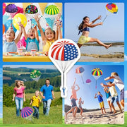 6Pcs Parachute Toy for Kids, Outdoor Toys Flying Parachute with Figures | Christmas Stocking Stuffers, Throwing, Children's Flying Toys, Top Indoor Hand Throw Soliders for 3-12 Year Old