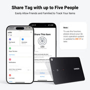 UGREEN FineTrack Slim Wallet Tracker Card (iOS Only) | Bluetooth Tracker Card, Work with Apple Find My Rechargeable Tracker[Apple MFi Certified]