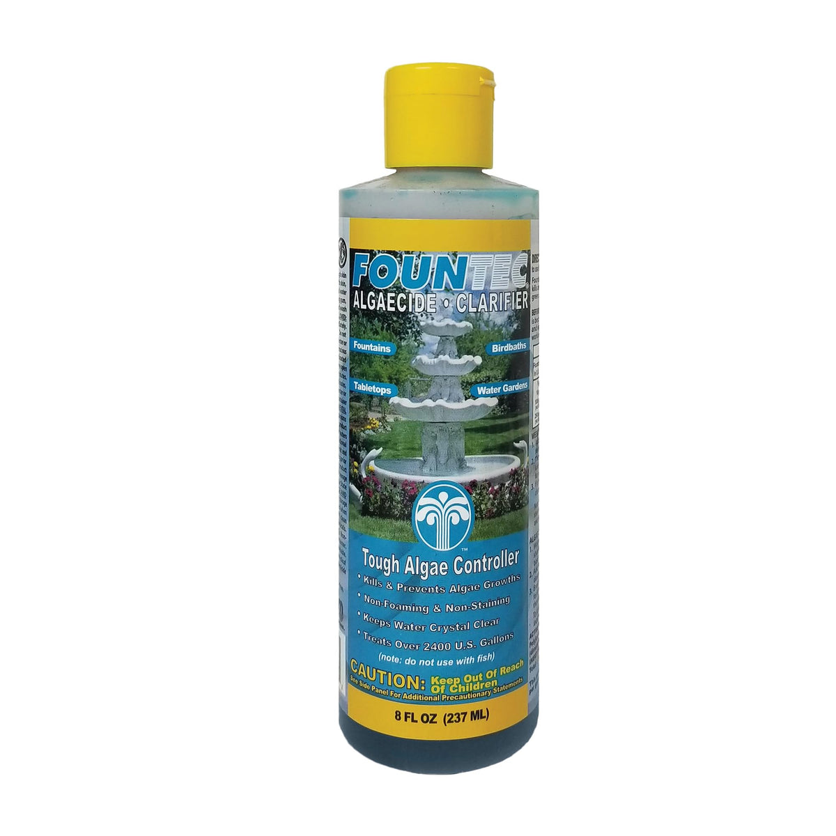 EASYCARE 50008 Fountec Algaecide and Clarifier, 8 Fl. Oz Bottle