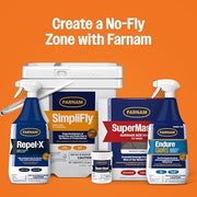 Farnam Repel-X Fly Spray for Horses, Ready To Use, 32 fl oz Spray | Ready-to-use fly spray for horses and dogs that kills and repels flies, mosquitoes, gnats and ticks.