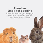 Kaytee Clean & Cozy Natural Paper Bedding, 49.2 Liters | Keeps habitats fresh. Small animal bedding for rabbits, guinea pigs, hamsters. Hamster bedding odor control, 99% dust-free