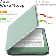 CoBak Case for 6" Kindle Basic 11th Gen 2024/2022, Sage | Auto Sleep and Wake, Lightweight , Slim, Premium Protective Case for Amazon Kindle Basic 11th Gen 6 Inch
