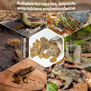 MAQIHAN 5oz Oak Leaf Litter - Dry Substrate for Reptiles Isopod & Bioactive | Whole Natural Oak Leaves for Terrarium, Forest Floor Habitat, Premium Enclosure Bedding for Snake, Frog, Gecko, Lizard