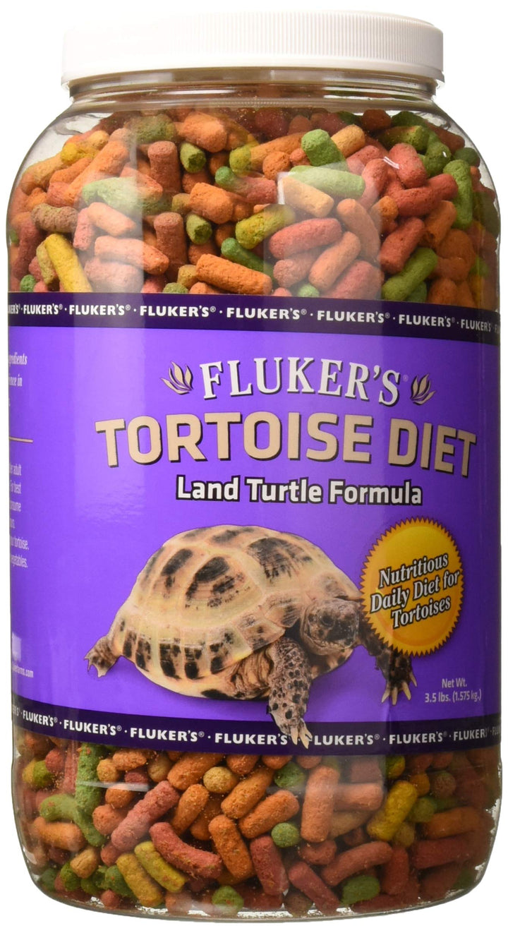 Fluker's Tortoise Diet, Large Pellet Food, Land Turtle Formula, 3.5 lbs.