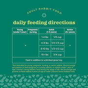 Oxbow Essentials Adult Rabbit Food, Timothy Hay Rabbit Pellets, USA, 5 lb | Bunny Food for Adult Rabbits, Made with High Fiber Oxbow Hay, Vitamins & Minerals, Uniform, Prevents Selective Feeding