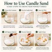 DEVI 10LB Pearled Candle Sand Wax with 100 Wicks, Refillable DIY Candle Kit | Natural Plant-Based Candle Beads Wax, Clean Burning, Long Lasting, Ideal for Birthdays, Weddings and Christmas