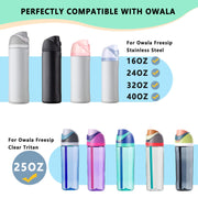 NTIERA Replacement Lid for Owala Freesip,Compatible with Owala Freesip Water Bottle 16oz 24oz 32oz 40oz,Premium Replacement Accessories for Owala Cap,Leakproof,BPA Free
