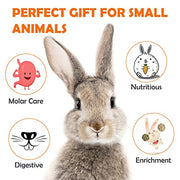 Sofier 32Pcs Timothy Hay Sticks 320g for Rabbit, Guinea Pig, Hamster - Natural Handmade Treats and Chews for Teeth - Chinchilla, Rat, Gerbil Toys