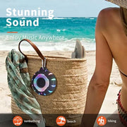 HEYSONG Bluetooth Shower Speaker, IP67 Waterproof, Portable, Clear Sound | Small, Floats on Water, Dustproof, Durable, for Pool, Beach, Kayak & Paddle Board, Gift for Teen Boys & Girls