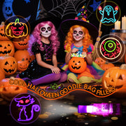 40 PCS Halloween Party Favors for Kids Light Up Finger Lights, Halloween Glow in the Dark Toys Bulk Goodie Bags Stuffers Fillers Non Candy Trick or Treat Toys Halloween Prizes Classroom Party Supplies