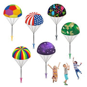 6Pcs Parachute Toy for Kids, Outdoor Toys Flying Parachute with Figures | Christmas Stocking Stuffers, Throwing, Children's Flying Toys, Top Indoor Hand Throw Soliders for 3-12 Year Old