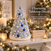 POETRYDRAW DIY Beaded Christmas Tree Craft Kit for Adults, A01 | 3D Holiday Bead Art Mosaic Kit, Handmade Tabletop Desk Decoration, Christmas Crafts for Beginners & Holiday Decor