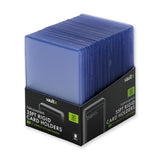 Vault X 35pt Toploaders (50 Pack) 3" x 4" Rigid Card Holders for TCG | Protects & displays cards, 35pt rigid. Seamless, crystal-clear 3" x 4" toploaders. 50-pack for sports cards & collectors.