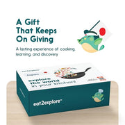 eat2explore Cooking Kits for Kids 17 Pcs – Interactive & Educational Kids Cooking Sets Real for Ages 5 and Up,3 Recipe Cards & Global Ingredients – Fun for Young Chefs (Japan Edition)