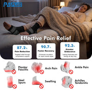PAPLUS 6 Pairs Compression Socks Women & Men for Plantar Fasciitis Relief | Open Toe Ankle Brace with Arch & Ankle Support, Plantar Fasciitis Socks for Achilles Tendonitis Relief, Heel Pain & Swelling