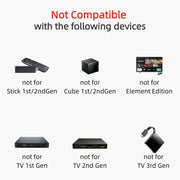 Replacement Voice Remote for Fire Stick, TV Cube, Amazon Fire Smart TV | for FireStick (HD, 4K, Select, Plus, 4K Max), Smart TV (Omni, Ember, Insignia, Toshiba)