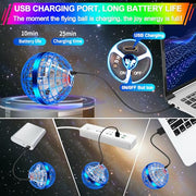 Vantexi Flying Orb Ball Toy,2026 Upgraded Parachute LED Light,Bright Blue | Magic Hand Controlled Mini Gravity Ball,Cosmic Globe Boomerang,Cool Christmas Birthday Gift for 6 7 8 9 10+ Year Boys Girls