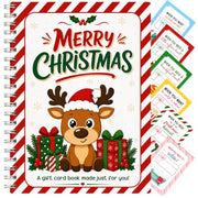 Merry Christmas Gift Card Book For Teens, Christmas Gift Card Holder Book | Christmas Gift Card Book For Adults, Kids, Teens; 5x7in Easy to Gift, Gift Arrives Before Christmas, Premium Digital Printing