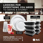 Reli. Aluminum Foil Pans 8x6 (20 Pack) Grill Drip Pans Disposable | Fits Weber & Most Gas/Charcoal Grills | Grease Liner Trays for Easy Cleanup | Oven & Freezer Safe
