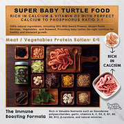 Ultra Fresh Floating Baby Turtle Food, All Natural Ingredients, Wild Sword Prawn, Calcium Vitamin D Enriched for Picky Aquatic Turtles, Baby Turtle Nutri Stick 1.6 oz