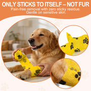 AVINLI 6 Rolls Vet Wrap Cohesive Bandage, Self Adhesive | Non-Woven Pet First Aid Tape for Dogs, Cats, Horses, Wound Care, Sticks Only to Itself, Safe & Comfortable, 2 Inch x 5 Yards