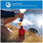 Nalgene 32 oz Narrow Mouth Water Bottle, Amethyst | BPA-Free, Durable & Lightweight, Leak Proof, Dishwasher Safe, Large Reusable Plastic Bottle for Hiking, Gym, Work & Travel