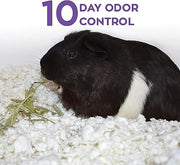 Carefresh White Natural Paper Small Pet Bedding, Odor Control 50L | 2X more absorbent, 99% dust free, odor control, Biodegradable, compostable, For hamsters, rabbits and guinea pigs