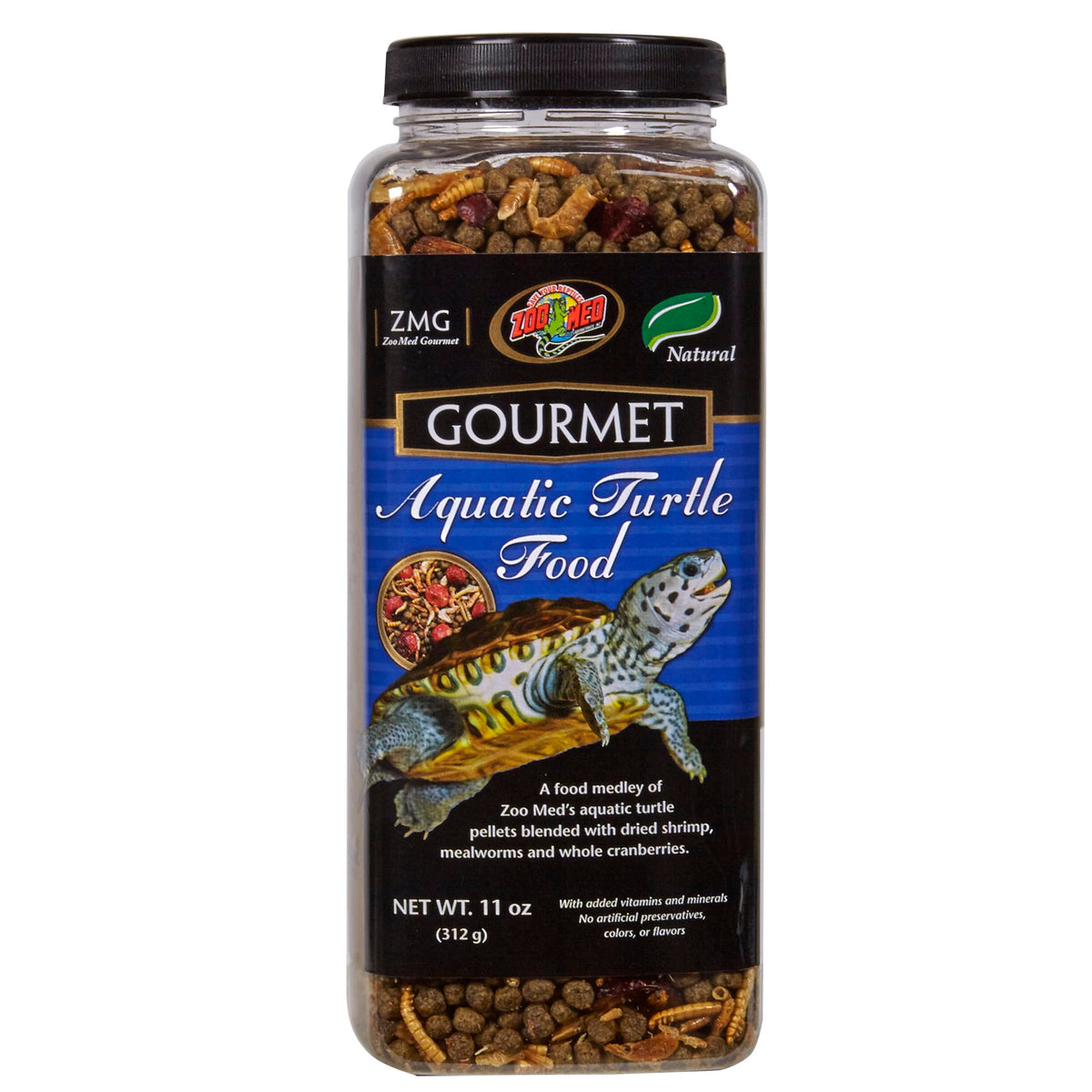 Zoo Med Gourmet Aquatic Turtle Food 11 oz.