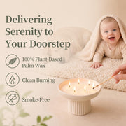 DEVI 10LB Pearled Candle Sand Wax with 100 Wicks, Refillable DIY Candle Kit | Natural Plant-Based Candle Beads Wax, Clean Burning, Long Lasting, Ideal for Birthdays, Weddings and Christmas