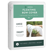 JUNKOGO Plant Freeze Protection Cover, 7x25 FT Floating Row Cover | Frost Cloth Winter Garden Blanket for Cold Weather and Shade, Perfect for Outdoor Vegetables, Trees, Greenhouse
