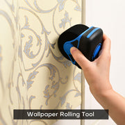 NEWISHTOOL Sponge Seam Roller Vinyl Applicator Tool, 2 Pack Pro Wrap Tools | Soft Foam Wheel Roller, Pro Heat-Resistant Rolling Tools for Vinyl Application on Vehicle Contoured, Rivets, Uneven Surface