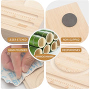 Bead Organizer Box with Bead Board, Necklace Bracelet Making, 17-Grid | Jewelry Organizers and Storage, Beading Kits, Bead Box, Jewelry Making Supplies, Beads Lover Start Kits, Bamboo Making