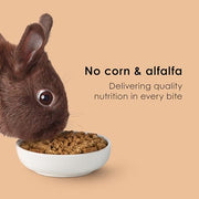 Kaytee Rabbit Food, Timothy Complete Rabbit Food Pellets, 9.5 Pounds | Bunny food for digestion support. Pelleted rabbit feed with timothy hay. High fiber, rabbit pellets, natural chewing