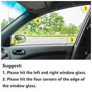 MOTORBUDDY 2-Pack Car Safety Hammer Seatbelt Cutter, Auto Emergency Escape Hammer with Window Glass Breaker and Seat Belt Cutter, Striking Red Escape Tool for Car Accidents