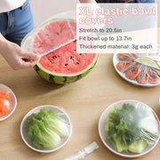 MAQIHAN 100 Bowl Covers Bread Proofing - Extra Large Plastic Wrap for Food | Stretch Elastic Food Covers for Outside, Reusable Shower Caps for Sourdough Bread Starter Basket, Baking Essential Supplies