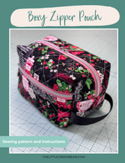 Boxy Zipper Pouch PDF Pattern | Digital Download