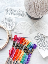 Mystery Embroidery Grab bag | Variegated Floss 4 colors | 7|20