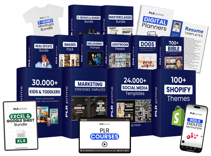All-In-One PLR Digital Products Bundle