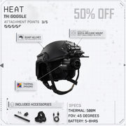 HEAT / VIPER 4.0: Thermal Night Vision Goggle Bridge Combo