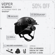 HEAT / VIPER 4.0: Thermal Night Vision Goggle Bridge Combo