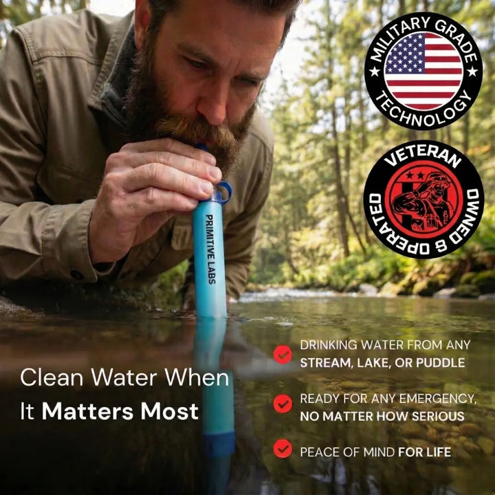HYDRA-X1 Emergency Water Filter Straw (400 gal)