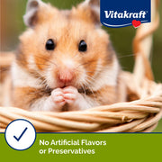 Vitakraft Mini Drops Dwarf Hamster/Rat/Mouse Treat Cherry-Banana 2.5 oz | Sweet Cherry-Banana Flavor, Wholesome Small Animal Treat, Easy to Feed, Resealable Bag, 2.5 oz Pack