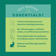 Oxbow Essentials Adult Rabbit Food, Timothy Hay Rabbit Pellets, USA, 5 lb | Bunny Food for Adult Rabbits, Made with High Fiber Oxbow Hay, Vitamins & Minerals, Uniform, Prevents Selective Feeding