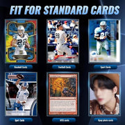 600ct Clear Card Sleeves for Trading Cards, Baseball Sports Soft Sleeves | Ultra Soft Plastic Card Protector Sleeve, Soft Sleeves for Football, MTG, PKM, Game, Standard Cards